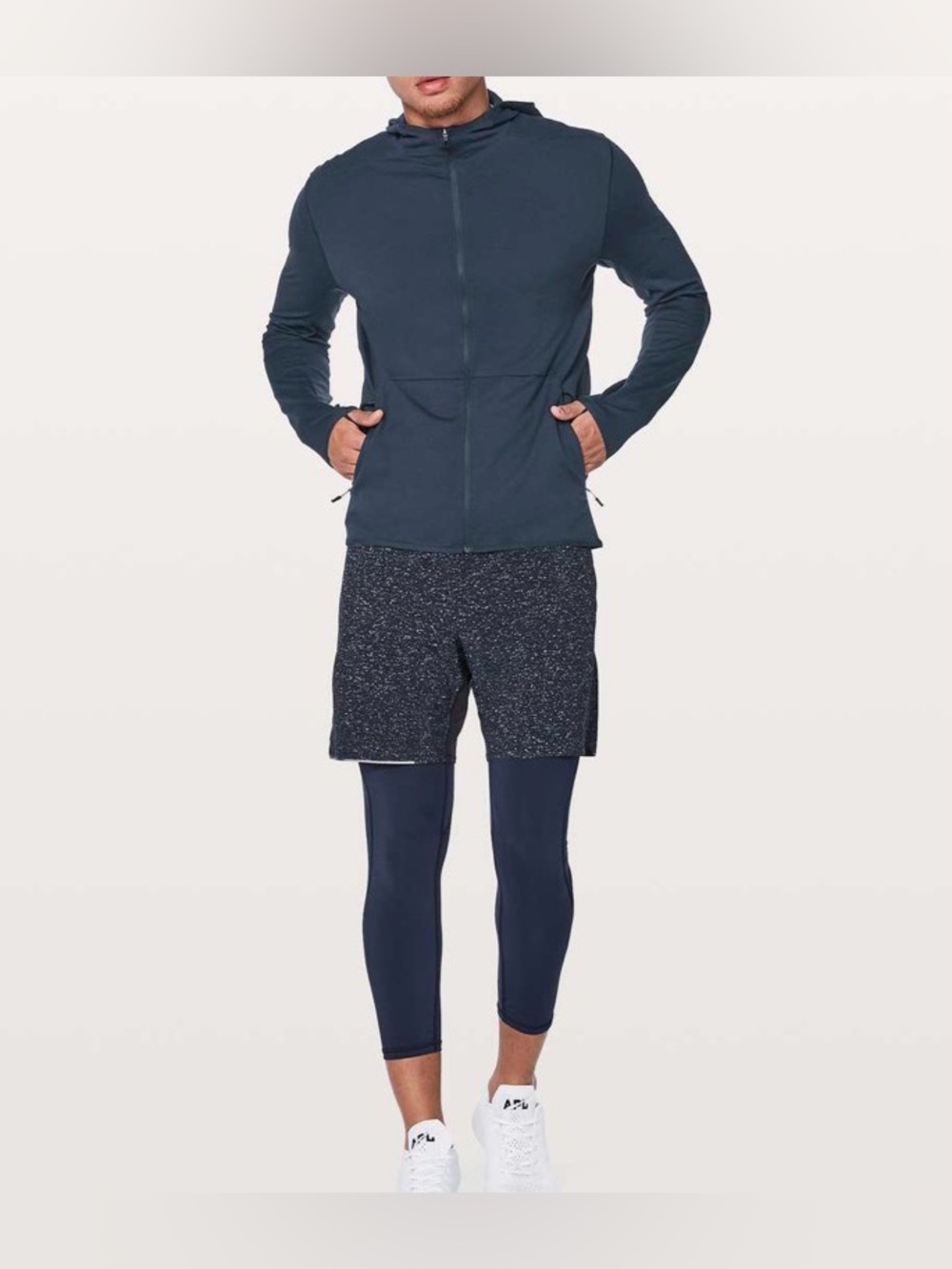 Lululemon Surge Warm Full Zip. Navy Blue. Size XL